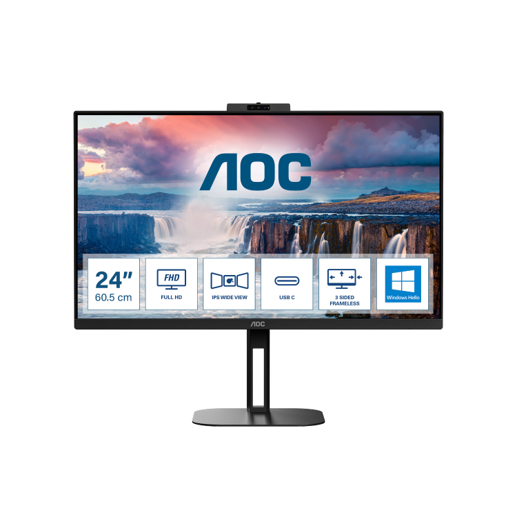 AOC 24V5CW 24" IPS Full HD USB-C Monitor