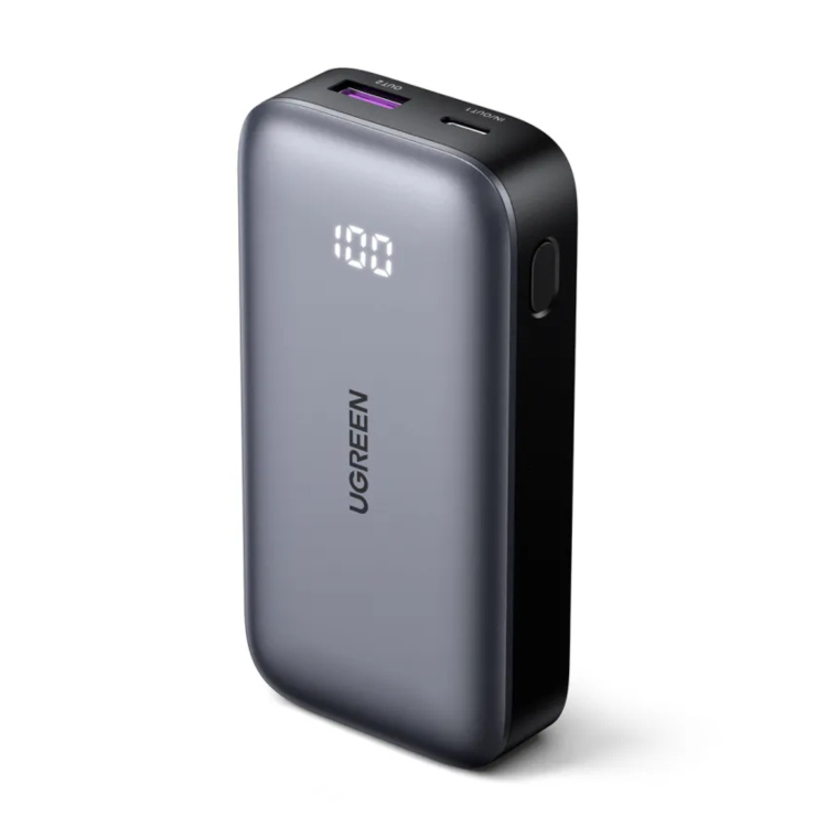 UGREEN 10000mAh Mini Quick Charging  30W Power Bank - Grey