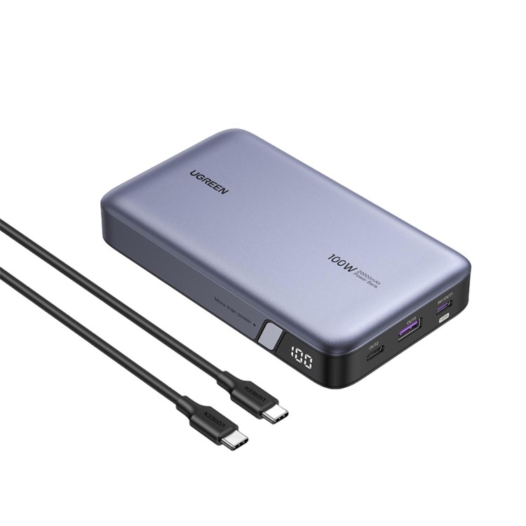 UGREEN Nexode 20000mAh PD 100W Power Bank - Grey