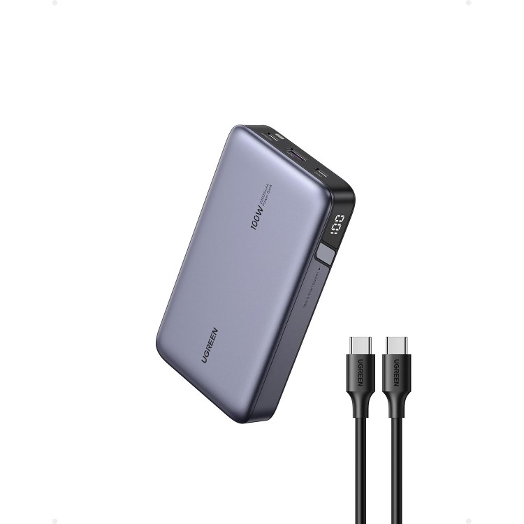 UGREEN 20000mAh PD 100W  Power Bank - Grey