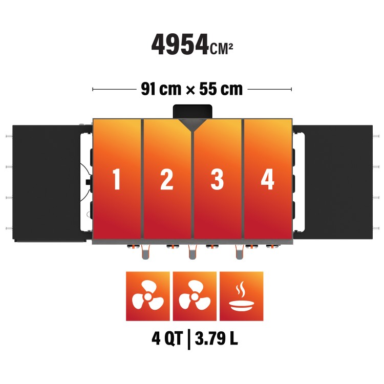 Blackstone Griddle Plus 36 Inch Griddle with Air Fryer