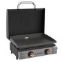 Blackstone 22 Inch 2 Burner Tabletop Gas Plancha Griddle with Hood
