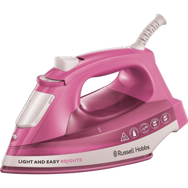 Russell Hobbs 25760 Light & Easy Brights 2400W Iron - Rose