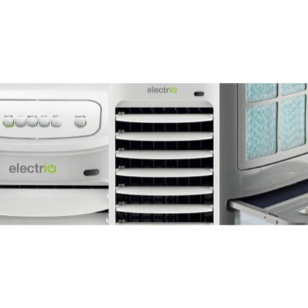 GRADE A1 electriQ Slimline ECO Evaporative Air Cooler with built