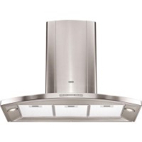 AEG HC5690-M Designer Curved 90cm Chimney Hood - Stainless Steel