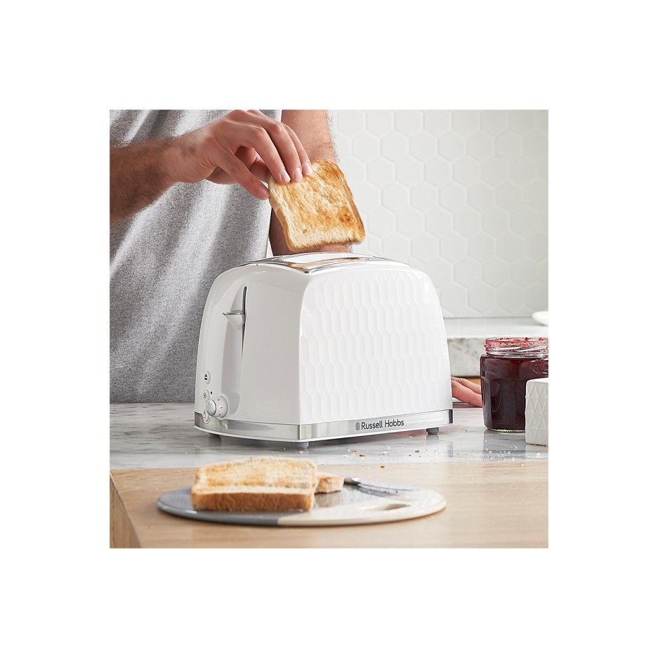 Russell Hobbs 26060 2 Slice Toaster White BuyItDirect.ie