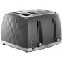 Russell Hobbs 26073 Honeycomb 4 Slice Toaster - Grey
