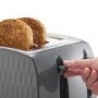 Russell Hobbs 26073 Honeycomb 4 Slice Toaster - Grey