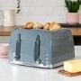 Russell Hobbs 26073 Honeycomb 4 Slice Toaster - Grey
