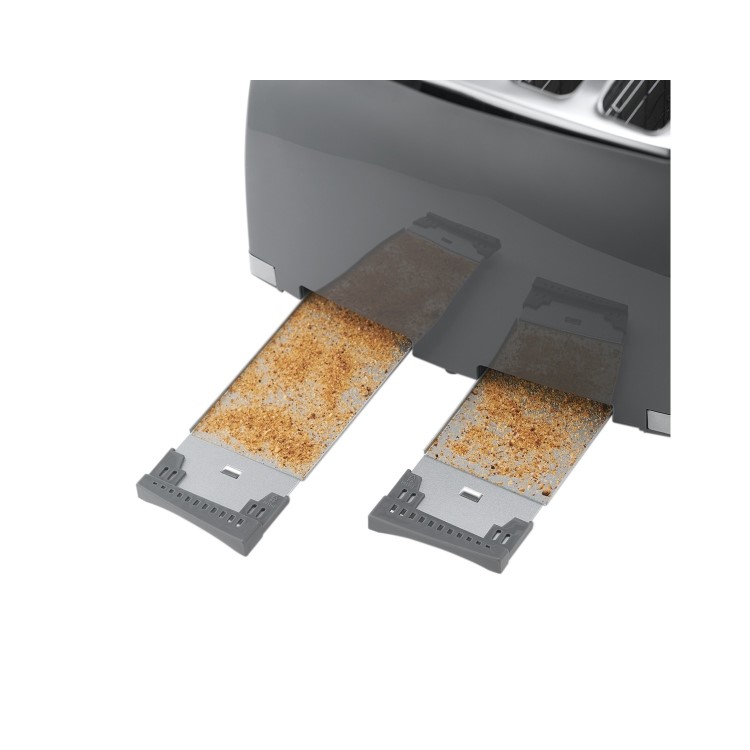 Russell Hobbs 26073 Honeycomb 4 Slice Toaster - Grey