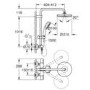 Grohe Tempesta Cosmopolitan 210 Thermostatic Mixer Bar Shower with Round Overhead & Handset