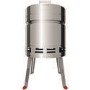 Tramontina Beer Barrel Charcoal BBQ Grill - Stainless Steel 