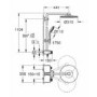 Grohe 310 Duo Smart Control Mixer Bar Shower with Round Overhead & Handset