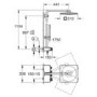 Grohe Euphoria Smart Control 310 Mixer Shower with Overhead & Pencil Handset