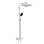 GRADE A1 - GROHE QuickFix Chrome Vitalio Comfort 250 Shower System with Thermostat for Wall Mounting
