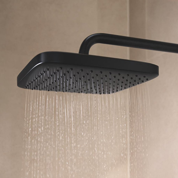 ONLY OPENED - GROHE QuickFix Vitalio Comfort 250 Shower System with Thermostat Wall Mounting