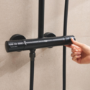 ONLY OPENED - GROHE QuickFix Vitalio Comfort 250 Shower System with Thermostat Wall Mounting
