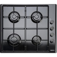 Beko HIZG64120SB 60cm Wide 4 Burner Gas Hob Black Beko HIZG64120SB 60cm Wide 4 Burner Gas Hob Black