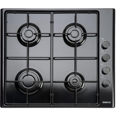 Beko HIZG64120SB 60cm Wide 4 Burner Gas Hob Black