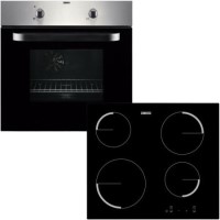 Zanussi ZPVF4130X Electric Fan Oven And Ceramic Hob Pack Stainless Steel