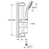 Grohe Euphoria 110 Duo Shower Rail Set - 27242001