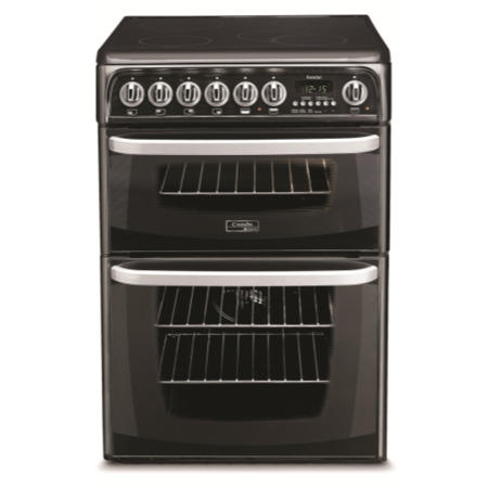 Hotpoint CH60EKKS Kendal 60cm Double Oven Electric Cooker With Ceramic Hob - Black
