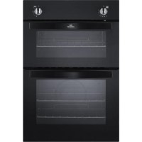 New World NW901G Gas Built In Twin Cavity Oven - Black