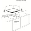 Refurbished AEG HK634060XB 58cm 4 Zone Ceramic Hob with Stainless Steel Frame