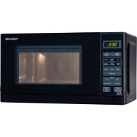 Sharp 20L Freestanding Solo Digital Microwave Oven - Black Sharp 20L Freestanding Solo Digital Microwave Oven - Black