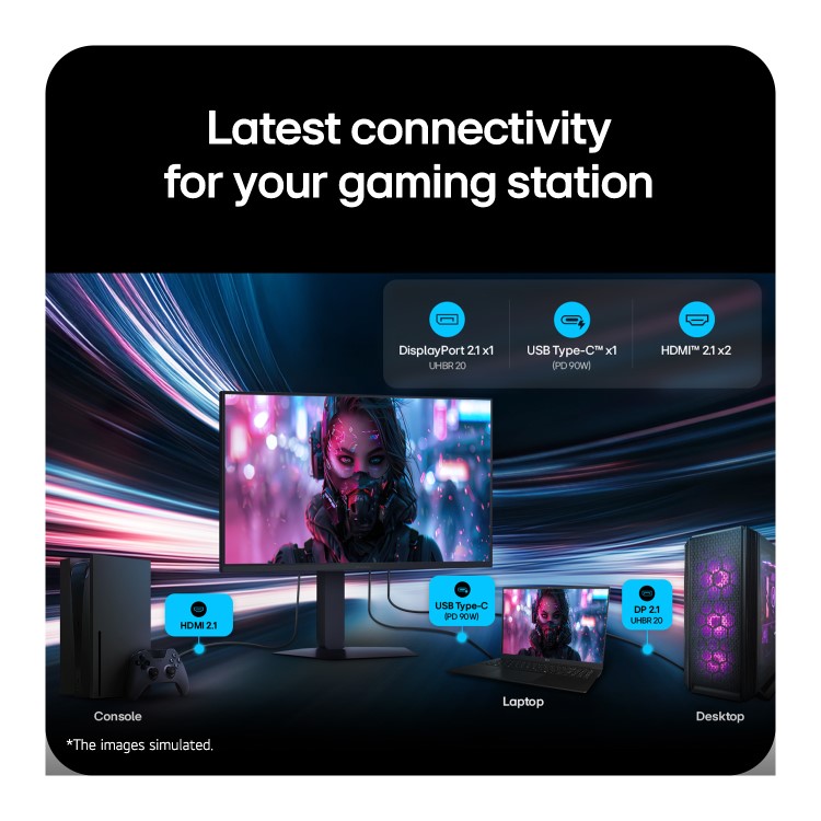 LG UltraGear evo GM9 27" IPS Hyper Mini LED Dual Mode 5K 165Hz QHD 330Hz Gaming AI Monitor