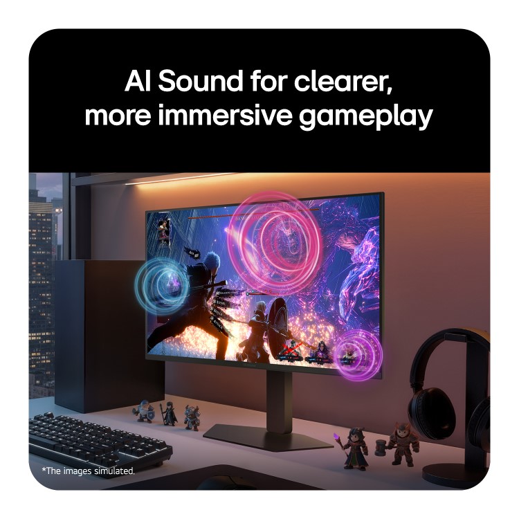 LG UltraGear evo GM9 27" IPS Hyper Mini LED Dual Mode 5K 165Hz QHD 330Hz Gaming AI Monitor