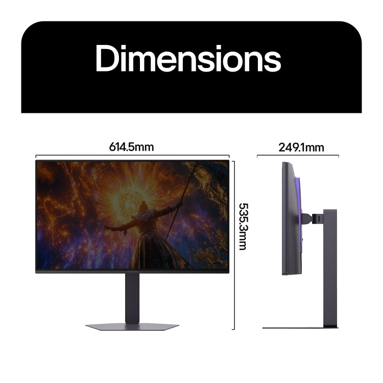 LG UltraGear evo GM9 27" IPS Hyper Mini LED Dual Mode 5K 165Hz QHD 330Hz Gaming AI Monitor