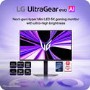 LG UltraGear evo GM9 27" IPS Hyper Mini LED Dual Mode 5K 165Hz QHD 330Hz Gaming AI Monitor