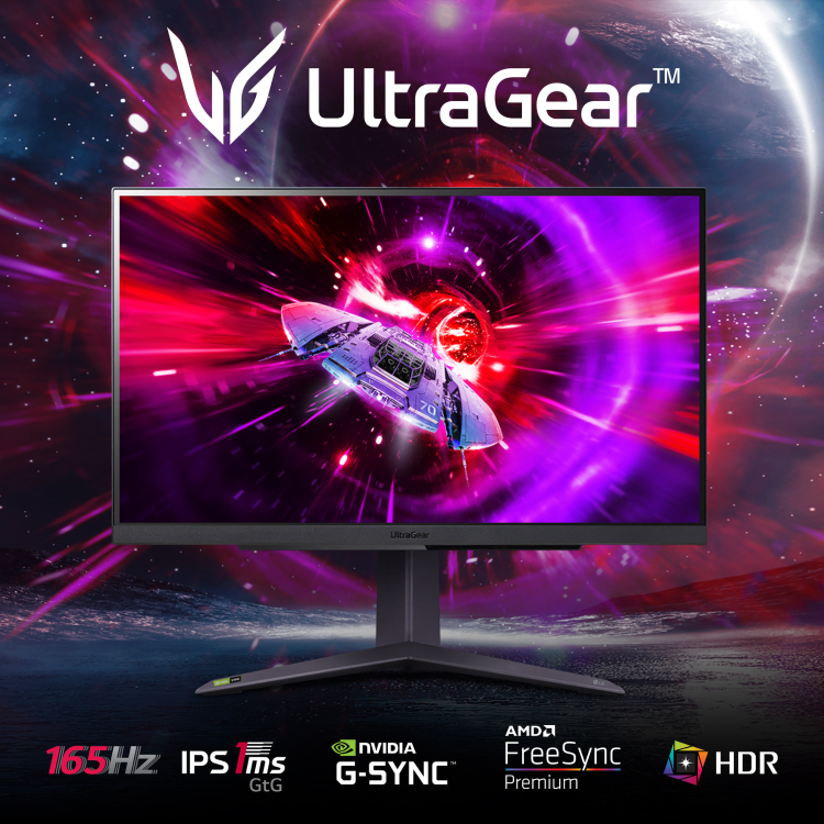 LG UltraGear 27GR75Q 27" IPS QHD 165Hz 1ms FreeSync Gaming Monitor