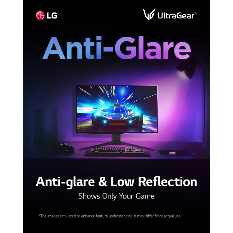 LG UltraGear 27GR95QE 27" OLED QHD 240Hz 0.03ms FreeSync Gaming Monitor