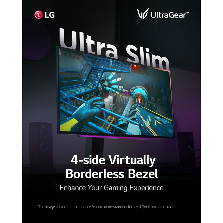 LG UltraGear 27GR95QE 27" OLED QHD 240Hz 0.03ms FreeSync Gaming Monitor