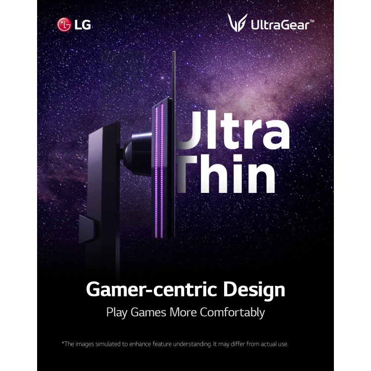 LG UltraGear 27GR95QE 27" OLED QHD 240Hz 0.03ms FreeSync Gaming Monitor