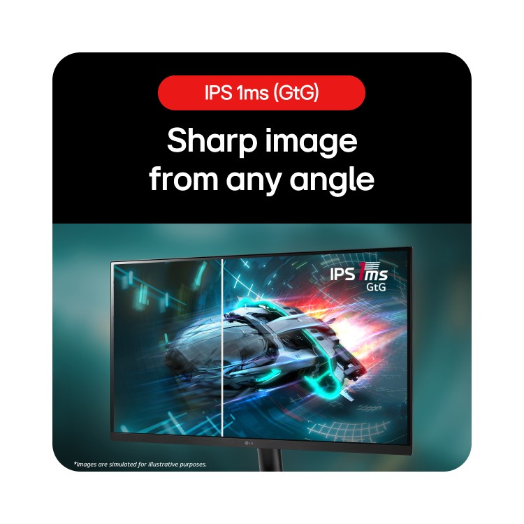Refurbished LG UltraGear 27GS60F 27" Full HD IPS 180Hz Gaming Monitor