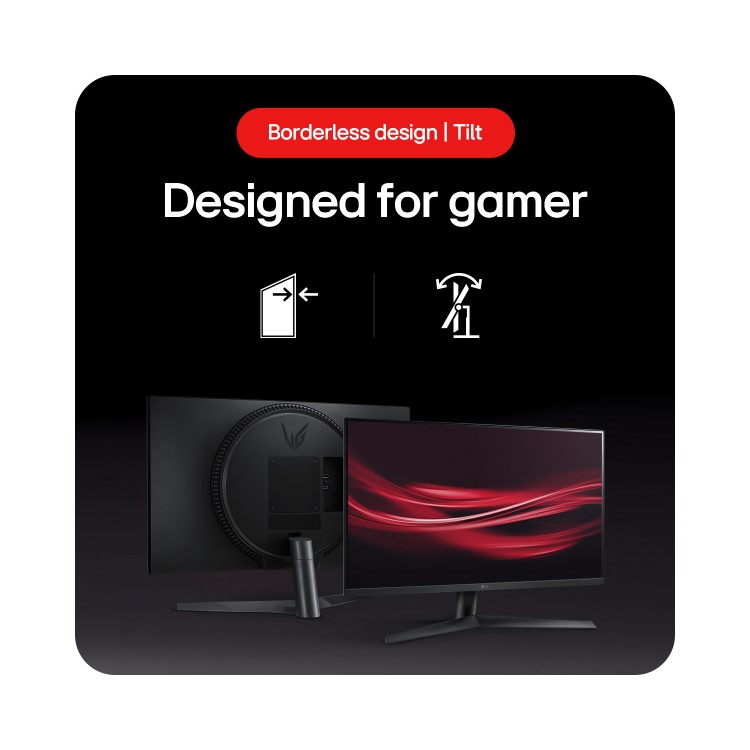 Refurbished LG UltraGear 27GS60F 27" Full HD IPS 180Hz Gaming Monitor