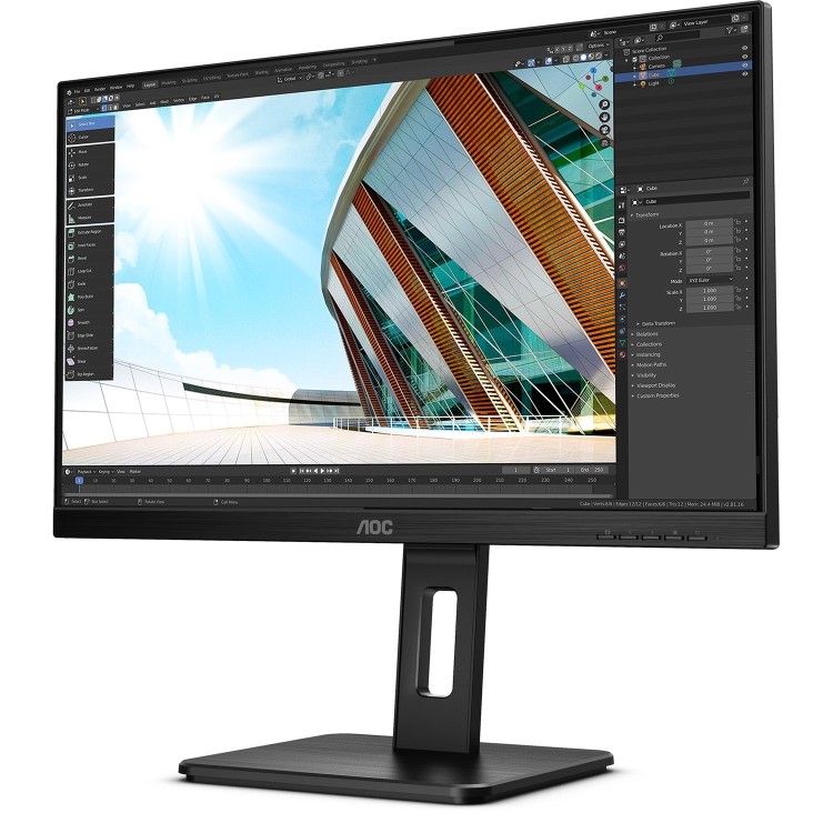 Refurbished AOC 27P2C 27" IPS Full HD 75Hz Monitor