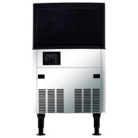 Refurbished Hamoki HAM-55K High Performance Ice Machine Produces 55kg in 24hrs. Large 18kg Capacity Storage Bin