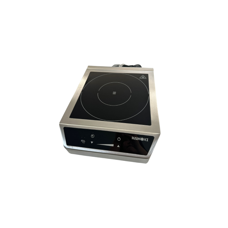Hamoki HA-350BT Heavy Duty Commercial Induction Hob - Digital Control - Countertop 3kW 13 Amp - Price Crash
