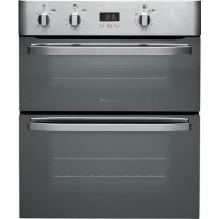 GRADE A3 - Hotpoint UHS53XS Electric Built-under Double Oven - Stainless Steel
