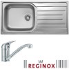 Reginox DAYTONA/MIAMI Daytona Reversible 1 Bowl Stainless Steel Sink &amp; Miami Chrome Tap Pack