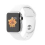Apple Watch Series 1 38mm Stainless Steel with White Sport Band