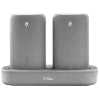 ttec PowerStones Trio Powerbank Set - 2 x 5000mAh - Grey w/Charging Dock ttec PowerStones Trio Powerbank Set - 2 x 5000mAh - Grey w/Charging Dock