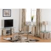 Seconique Milan Console Table in Sonoma Oak Effect and Glass