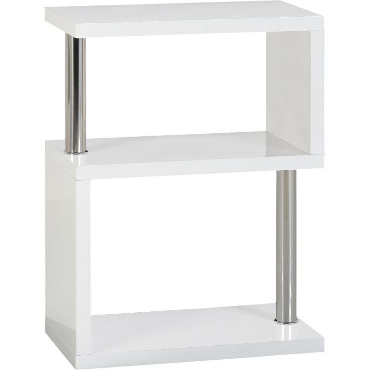 Seconique Charisma lamp table in White Gloss