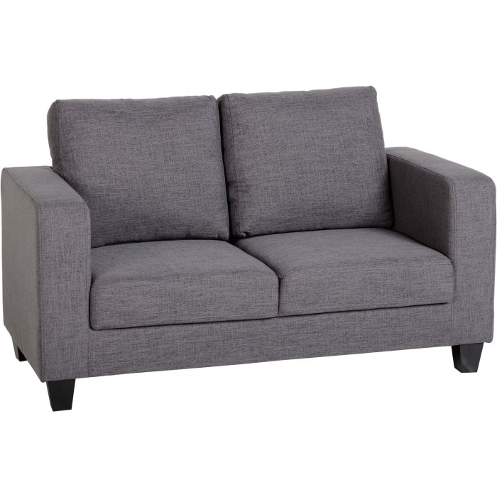 Seconique Tempo Two Seater Sofa In A Box Grey Fabric