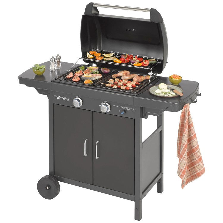 Campingaz 2 Series Classic LX Plus - 2 Burner Gas BBQ Grill - Anthracite